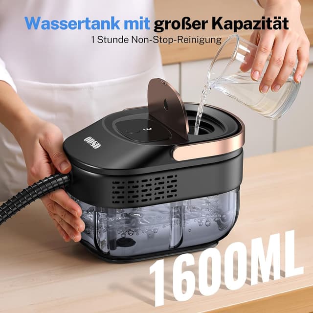 Detalle de ODSD Dampfreiniger für Haushalt & Auto 1,6 l