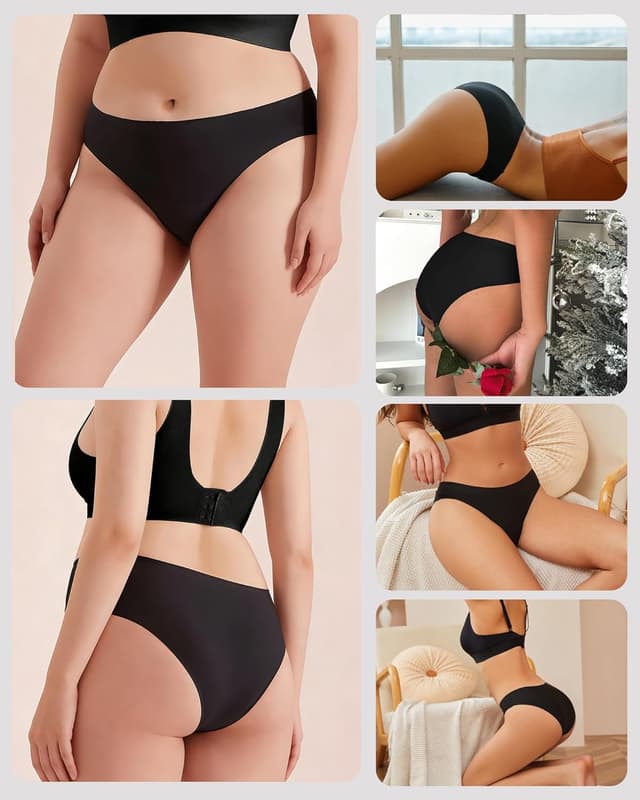 Thumbnail 6 de FINETOO Seamless Hipster Underwear 6-Pack 🩲