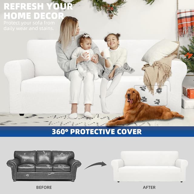 Thumbnail 4 de Ystyle Copridivano Universale Bianco con Braccioli