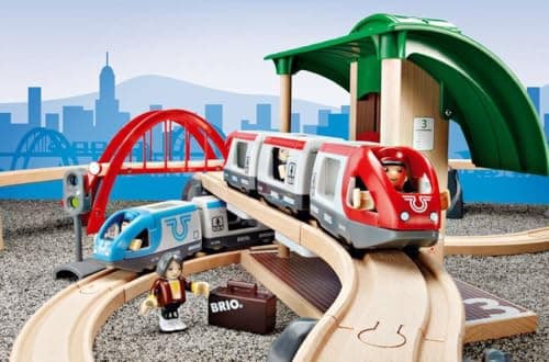 Thumbnail 7 de BRIO World Set Ferrocarril con cambio, madera