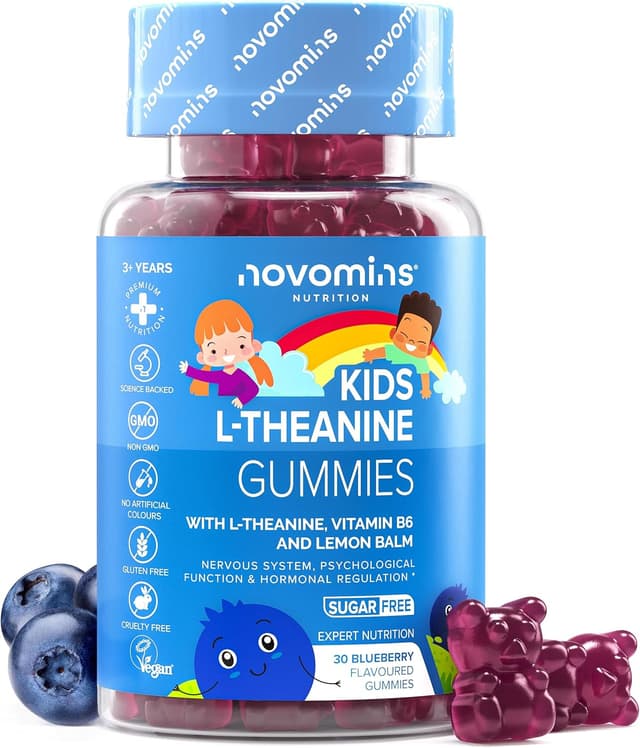 Detalle de Novomins L-Theanin Gummibärchen 50 mg Kids