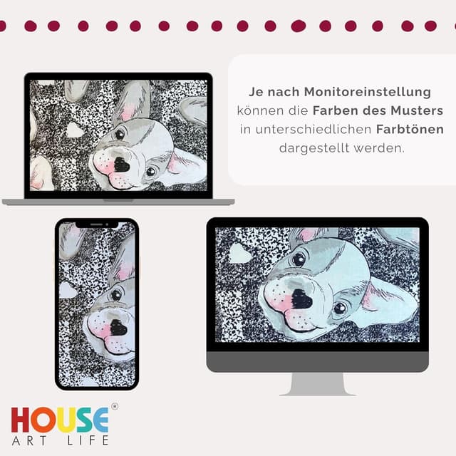 Thumbnail 5 de HOUSE ART LIFE Kinderschürze 50 x 67 cm für 5–10 Jahre