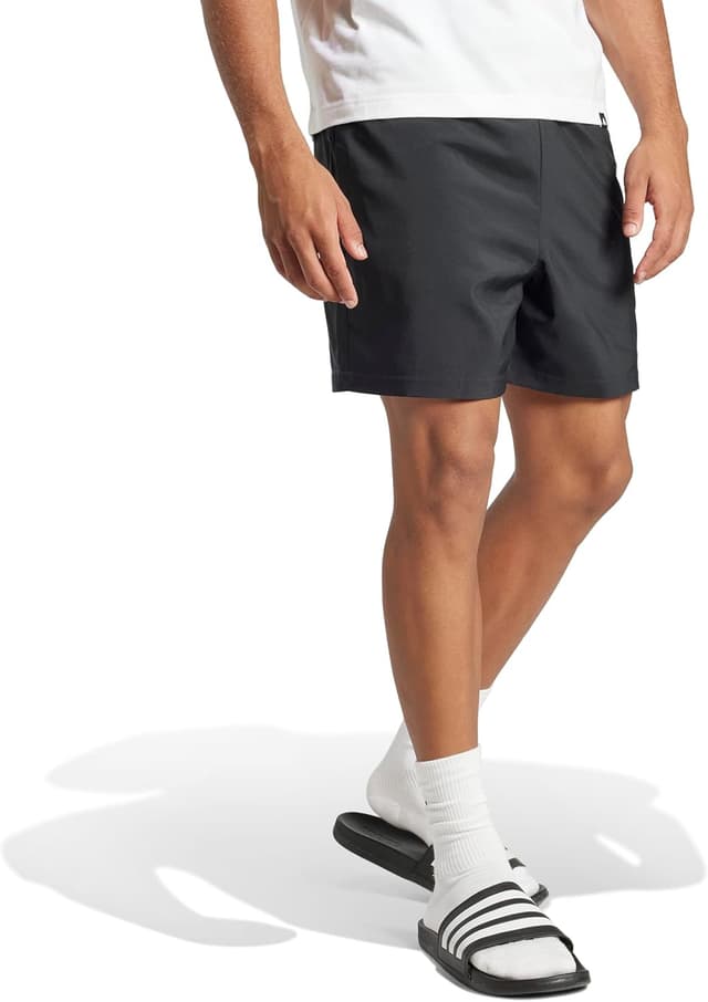 Detalle 2 de adidas Herren Essentials SMALL Logo Chelsea – Small-Logo-Schnitt mit Kordelzug