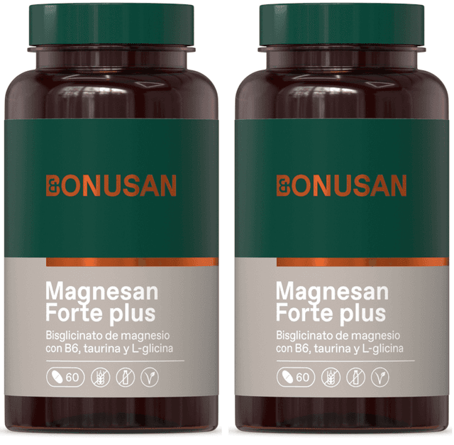 Imagen de Bonusan Magnesan Forte Plus comprimidos 2x60 en OfertitasTOP