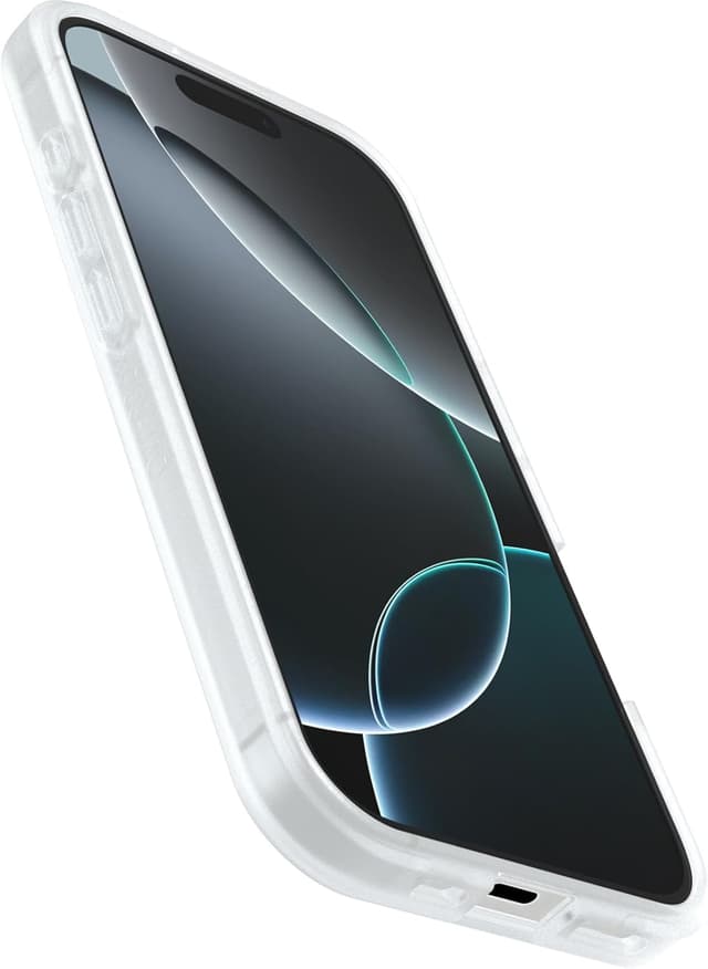 Detalle de OtterBox Cover React Series MagSafe per iPhone 16 Pro, trasparente ultrasottile