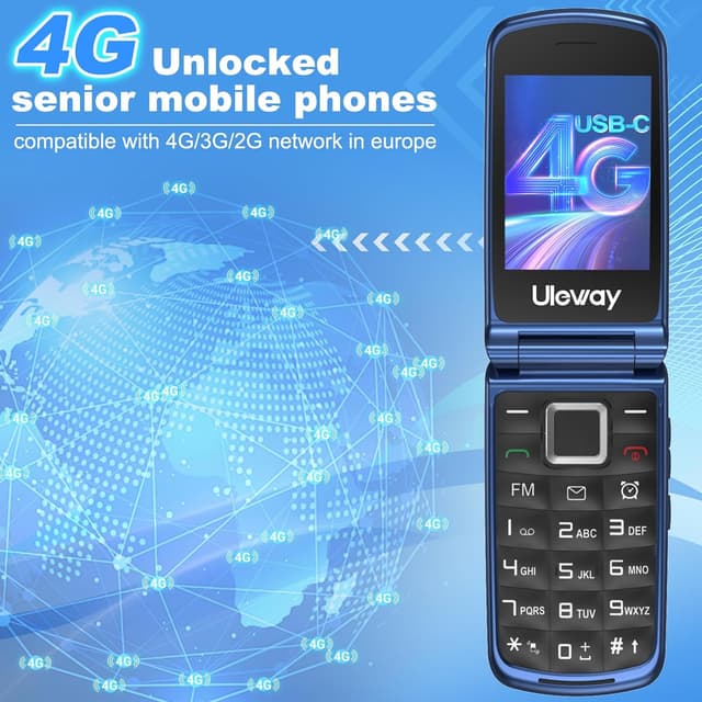 Detalle de 4G Senior mobile phone with 2.4-inch screen