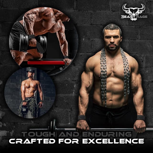 Detalle 2 de Weight lifting wrist straps for support