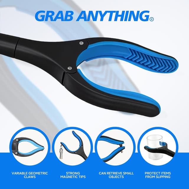 Thumbnail 5 de Pinza raccogli oggetti 91 cm telescopica con testa girevole 🪛