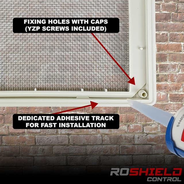 Thumbnail 4 de Roshield Air Brick Mesh Vent Cover x2 Medium