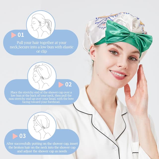 Thumbnail 6 de LONGDON HOMEONE Plastic Large Shower Cap