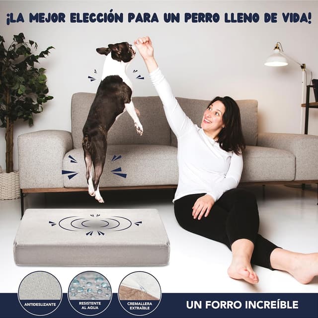 Thumbnail 3 de ZENAPOKI Cama Perro Grande XL cama ortopédica