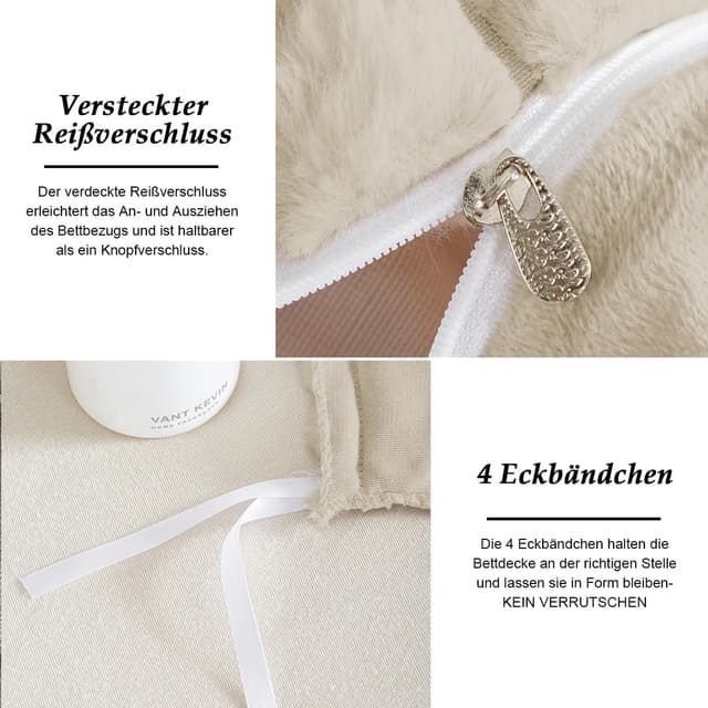 Thumbnail 6 de Lanqinglv Winter Plüsch Bettwäsche 200x220