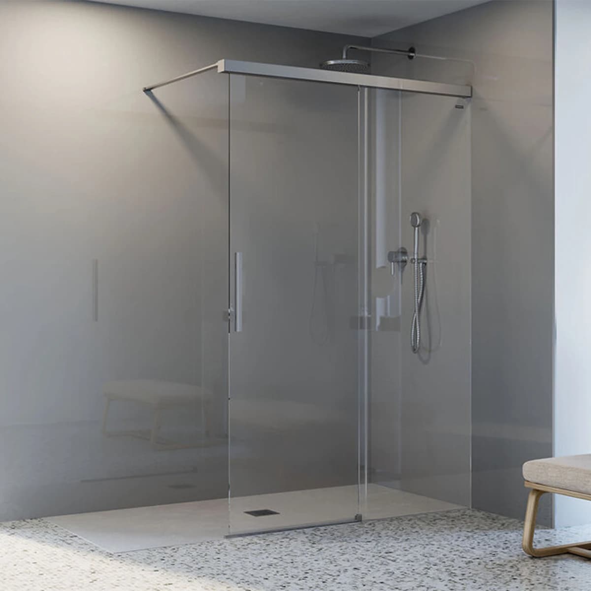 Imagen de Duscholux D5 Custom Derecho mampara 200 cm en OfertitasTOP