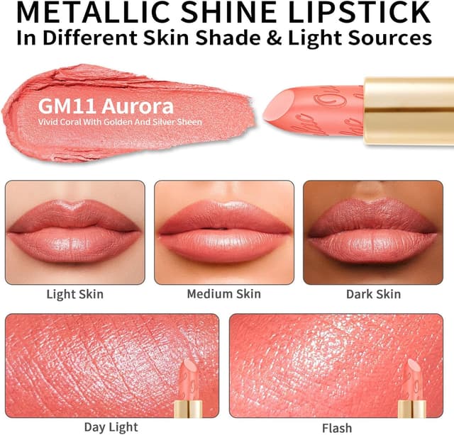 Detalle de OULAC GM11 Aurora rossetto opaco 4,3 g