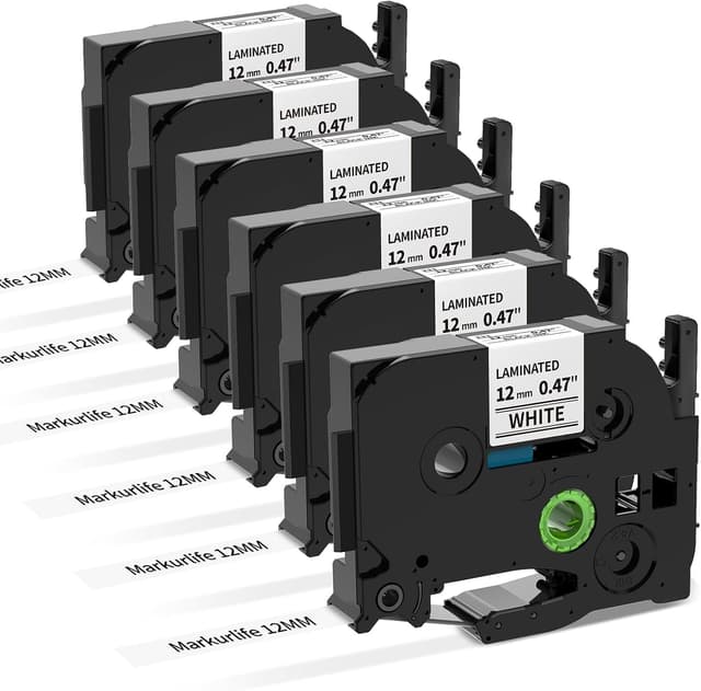 Detalle de Markurlife TZe-231 6er Pack Schriftband 12 mm