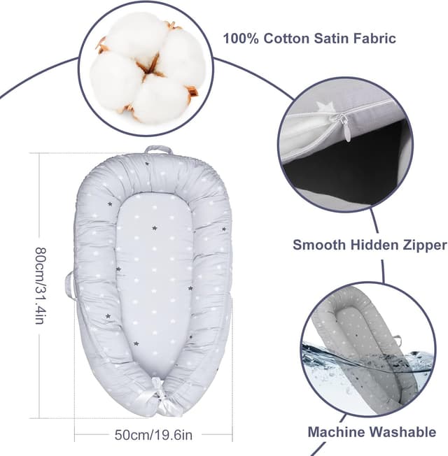 Thumbnail 4 de Baby Nest Pod Baby Lounger 0–12 months