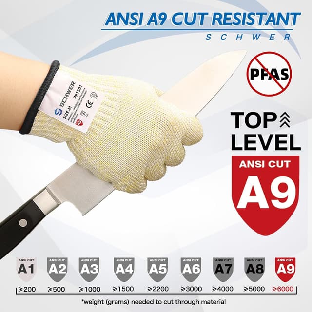 Thumbnail 1 de Schwer Guantes protección corte NIVEL A9