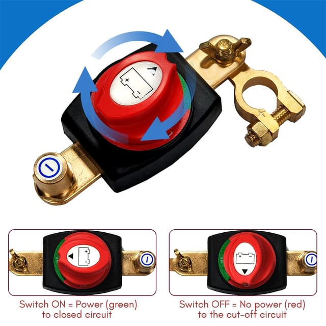 Thumbnail 4 de Batteriehauptschalter 180° 12–48V 275A