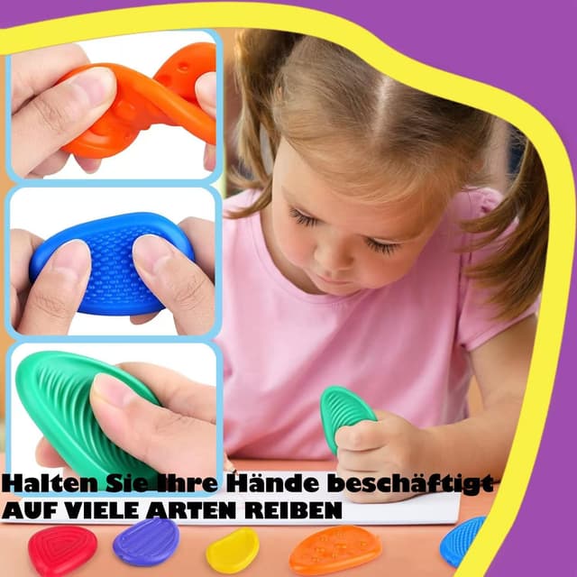 Thumbnail 4 de Sensory Stones Fidget Toys 6 Stück für Stress