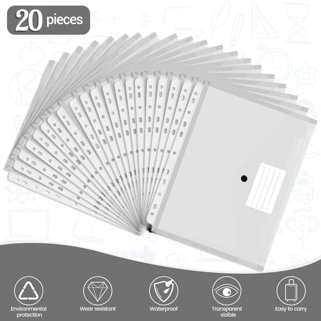 Detalle de TOOELMON Dokumentenmappe A4 20 Stück