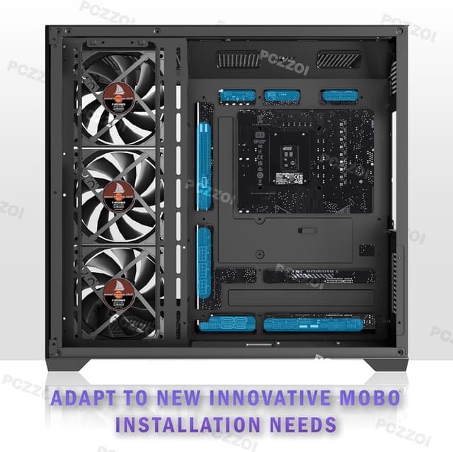 Thumbnail 4 de PCZZOI ATX Case 4 Fans