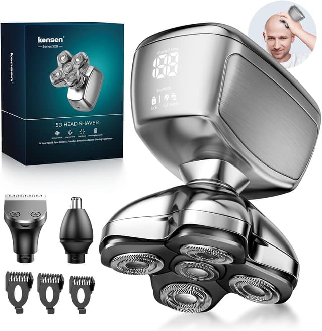Detalle de Kensen Afeitadora Cabeza 3 en 1 120 min