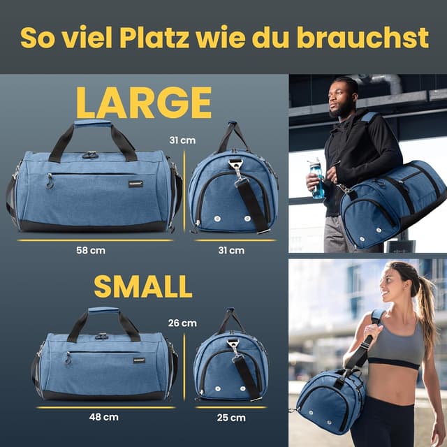 Thumbnail 1 de Heldenwerk Sporttasche 2‑in‑1