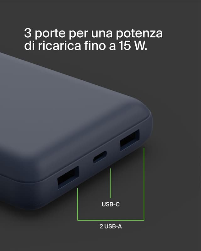 Thumbnail 5 de Belkin Caricabatterie portatile USB-C 20K