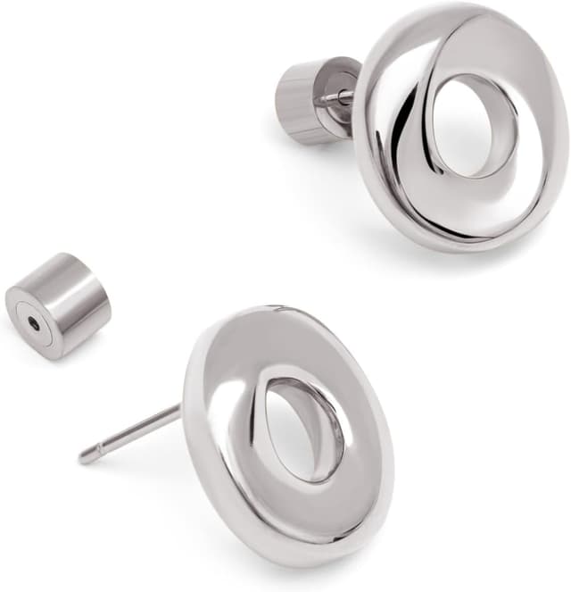 Detalle de SINGULARU Orecchini Orbita in acciaio placcato oro 18Kt