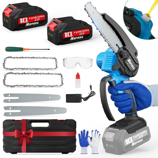 Imagen de Brushless Mini Chainsaw Cordless 1100W 8000mAh en OfertitasTOP