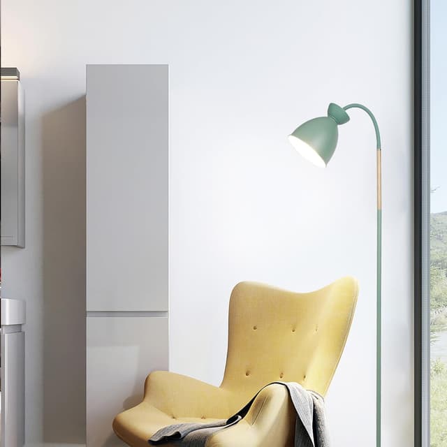 Detalle de Amdelne Lampada da terra vintage LED 159 cm