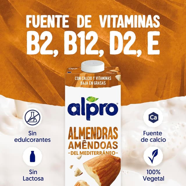 Thumbnail 3 de Alpro Bebida de Almendras, Pack 6x1L 🥛
