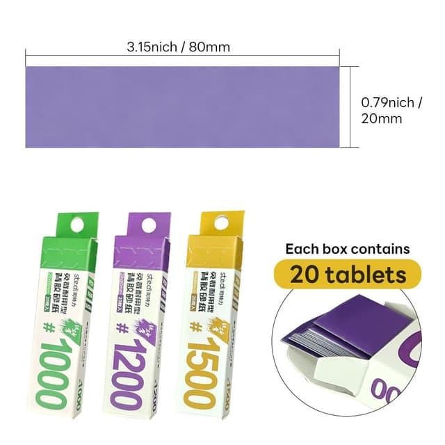 Thumbnail 2 de stedi Carta vetrata adesiva 1000 1200 1500