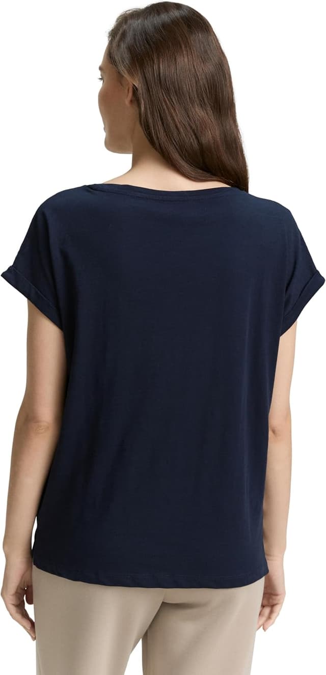 Detalle de Tom Tailor 1048011 T-Shirt da donna a maniche corte