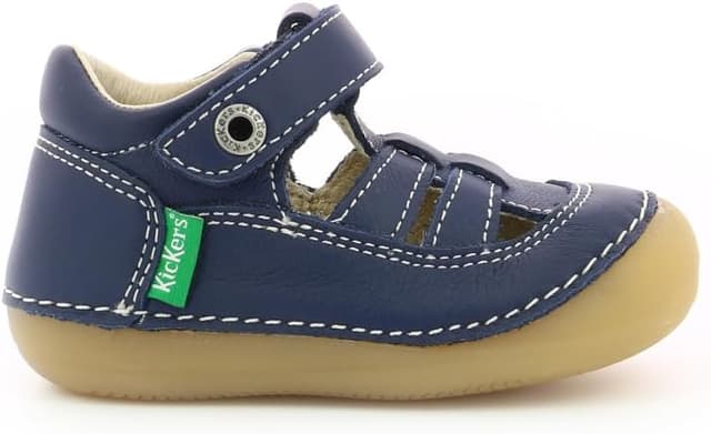 Thumbnail 6 de Kickers Sushy: sandali per bambini e ragazzi in Marina verde/bianco, con chiusura a scratch