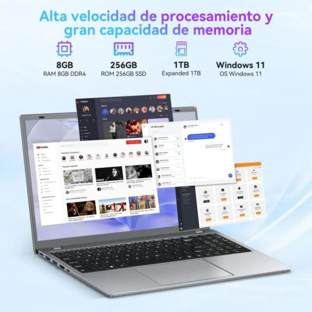 Thumbnail 2 de Vanwin NCS2154R Laptop AMD 3020E 8GB 256GB SSD 15.6" Windows 11 ⚙