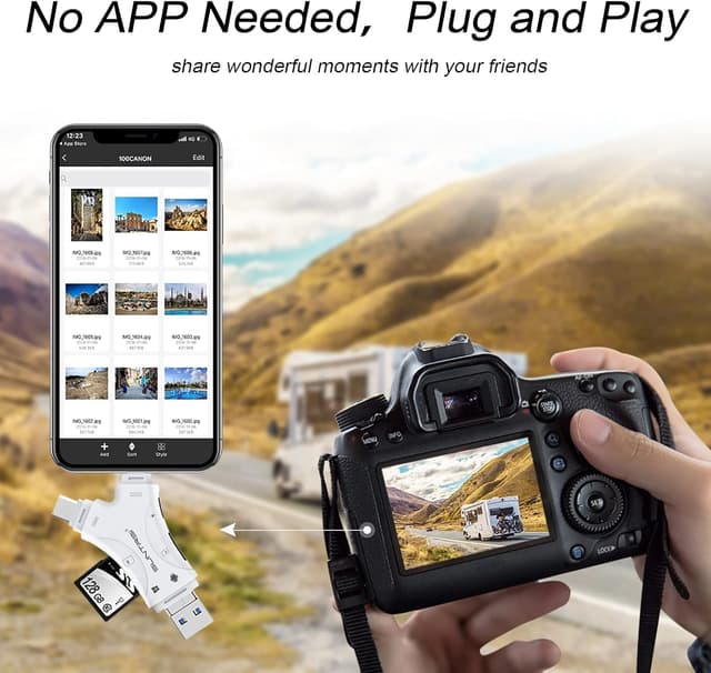 Thumbnail 6 de SD Card Reader 4-in-1 for iPhone and Android