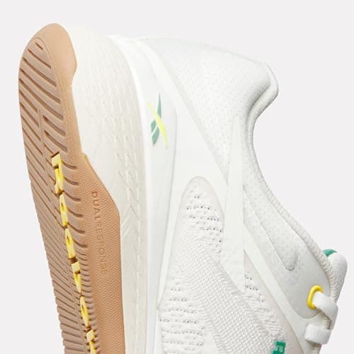Detalle de Reebok Zapatillas unisex Nano X5 Chalk Alabaster Upgrade Green (talla 40 EU)