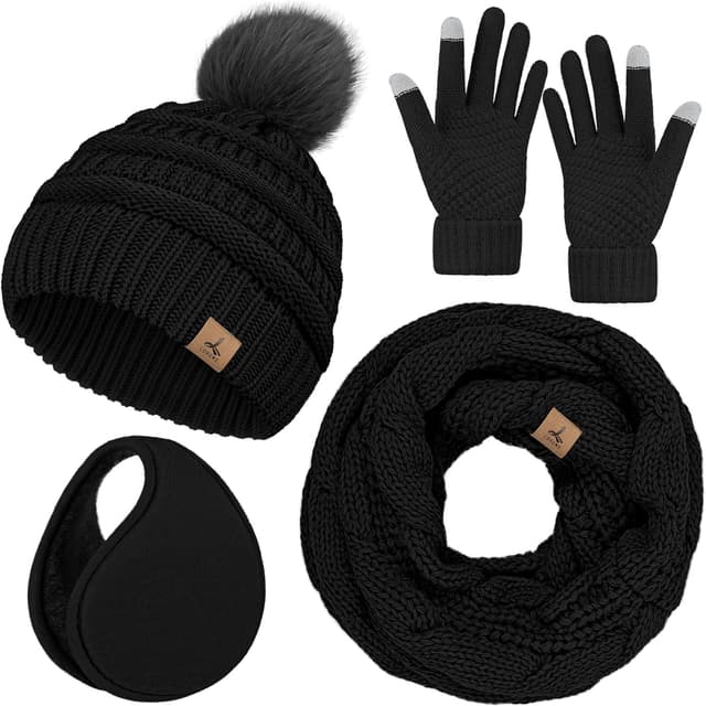 Detalle de Winter Hat Set 4-in-1 đź§Ł
