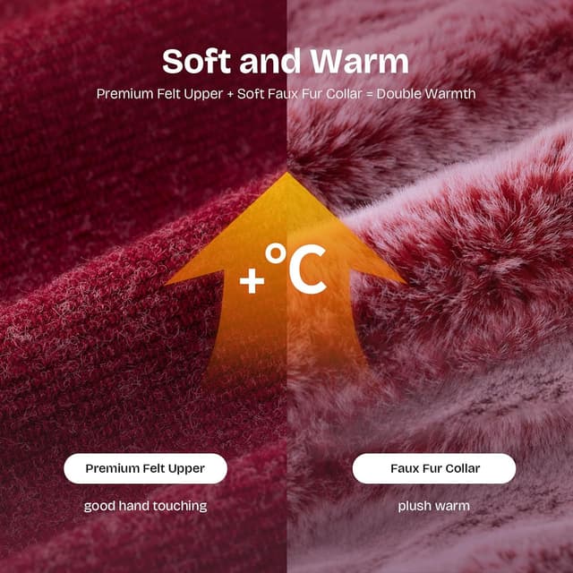 Thumbnail 3 de EverFoams Women's Bootie Slippers Memory Foam cosy house slippers