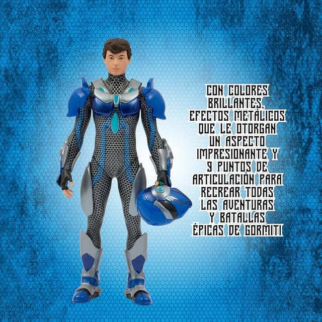 Detalle 2 de Gormiti Carter 27 cm con armadura desmontable