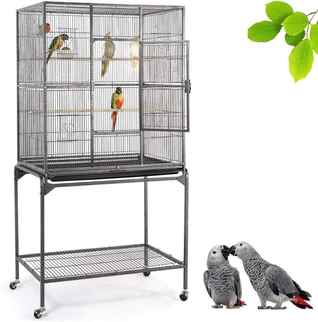 Imagen de Yaheetech Gabbia Voliera 81 x 47 x 160 cm 🐦 en OfertitasTOP