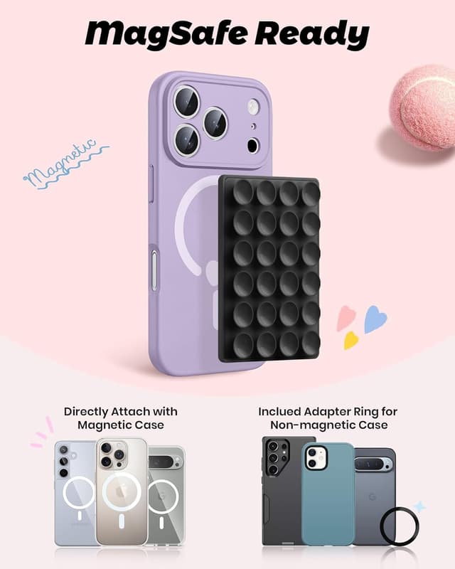 Detalle 2 de amBand Magnetic Suction Grip for iPhone ⚡