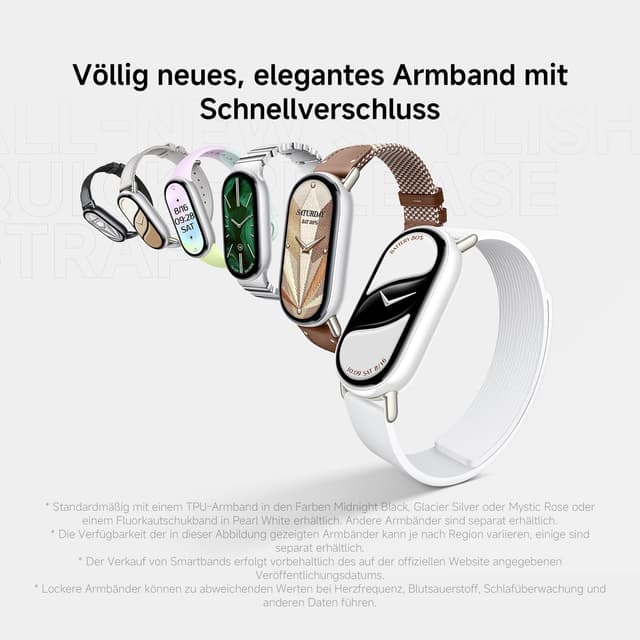 Thumbnail 6 de Xiaomi Smart Band 10 1,72" AMOLED Fitness-Tracker