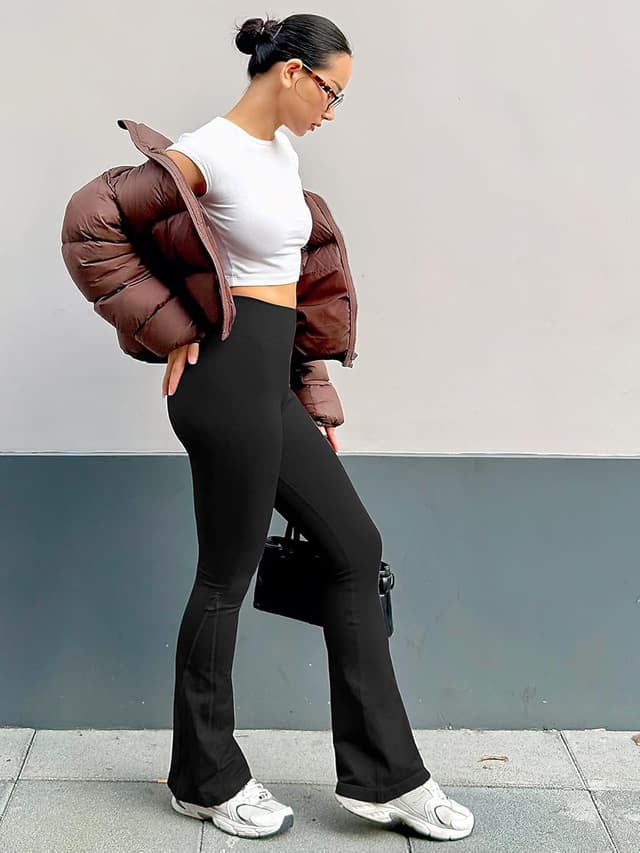 Thumbnail 2 de ZAAYO Flared Leggings Damen 29,5" 🧘♀