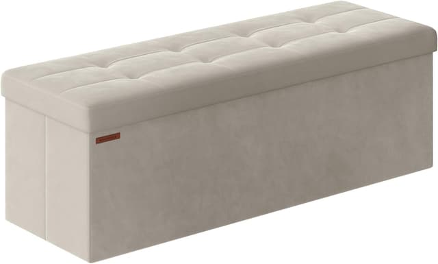 Detalle de Songmics Cassapanca Pouf Contenitore 89 L