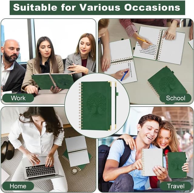 Thumbnail 6 de AOOSU Spiral Notebook A5 quaderno a griglia