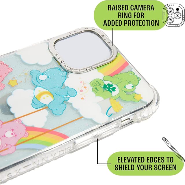 Detalle de Skinnydip Cute & Kawaii-Parent iPhone Case (Care Bear Rainbow) for iPhone 15 Pro Max