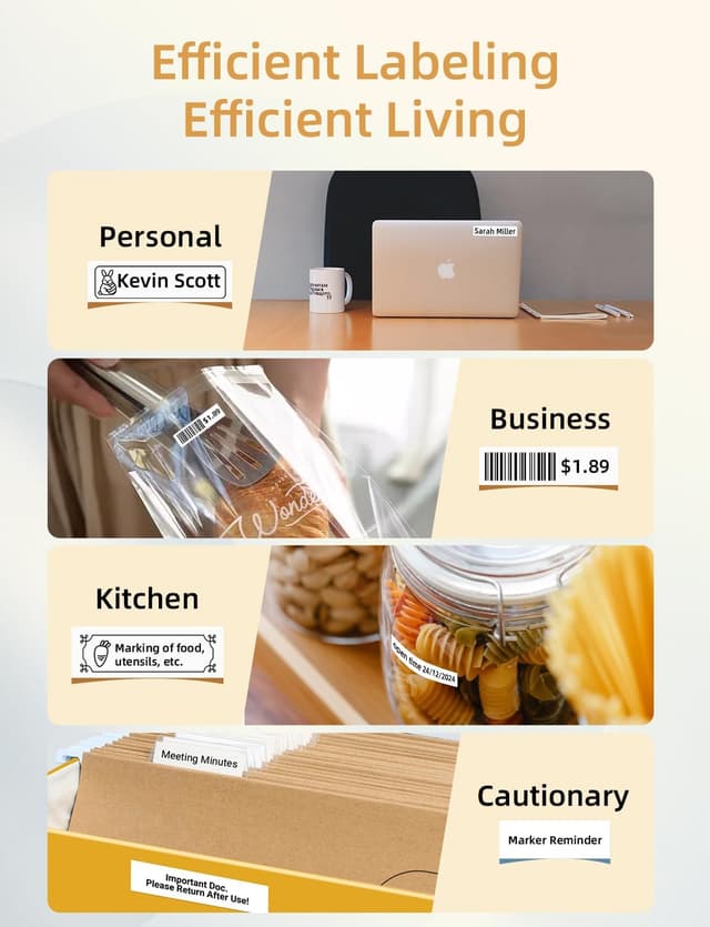 Detalle 2 de Makeid L1 Mini etichettatrice 300 dpi