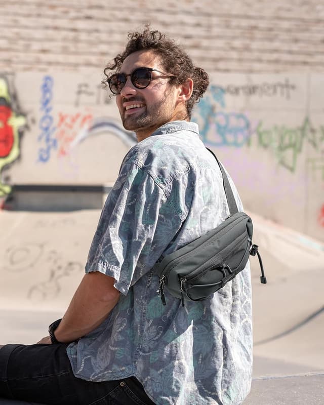 Detalle 2 de WATERFLY Bauchtasche 1,5 l Anti-Diebstahl